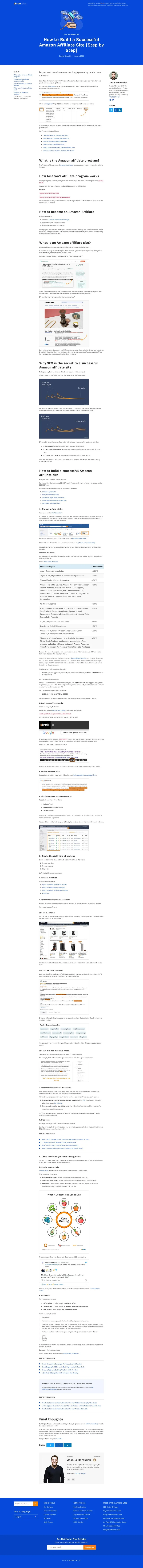 Ahrefs Affiliate Marketing Blog Post