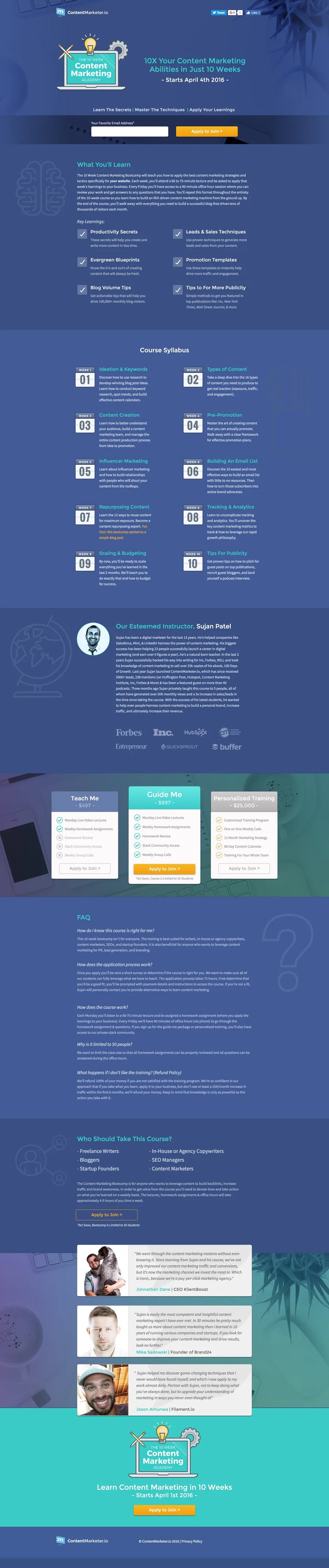 Ahrefs Content Marketing Academy
