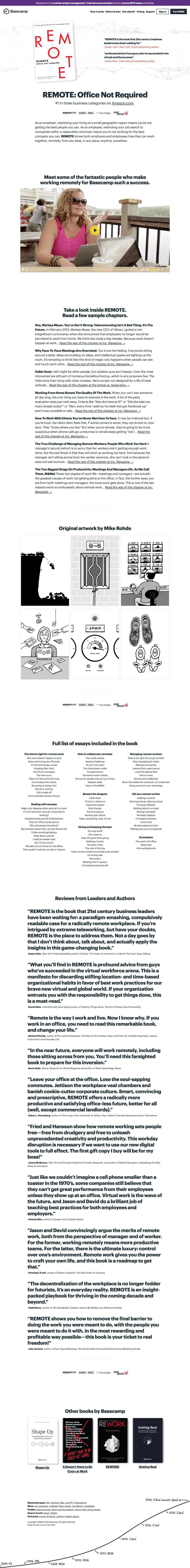 Basecamp Remote Book