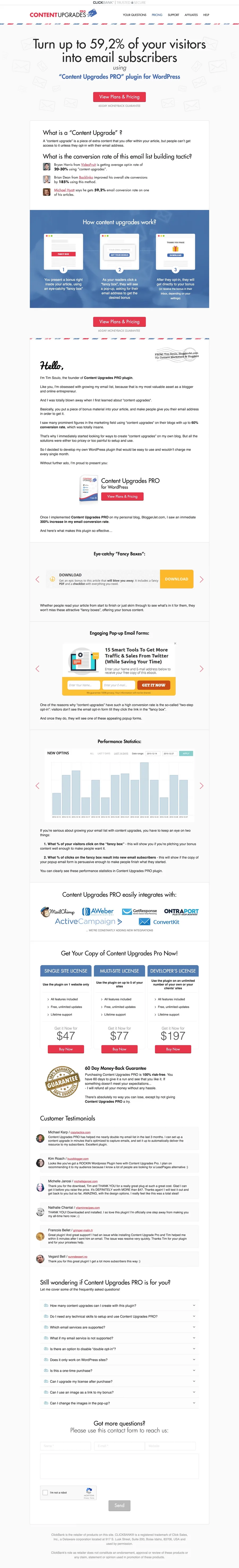 Content Upgrades