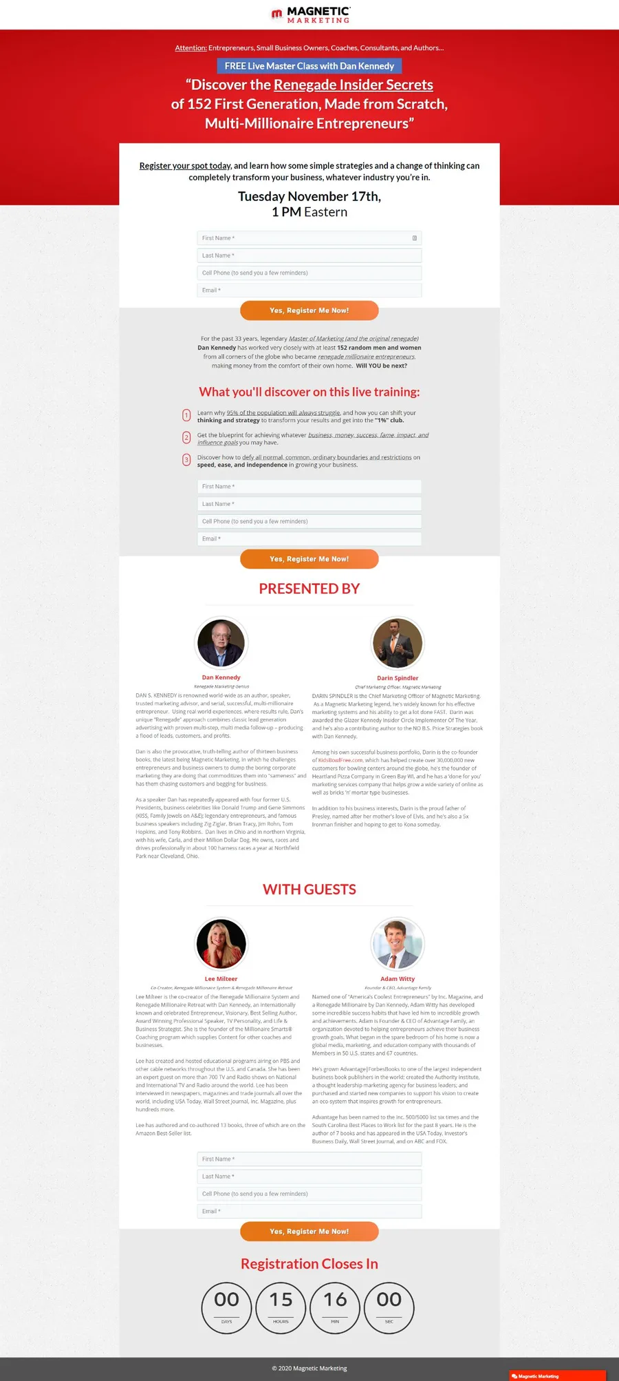 Dan Kennedy Free Webinar