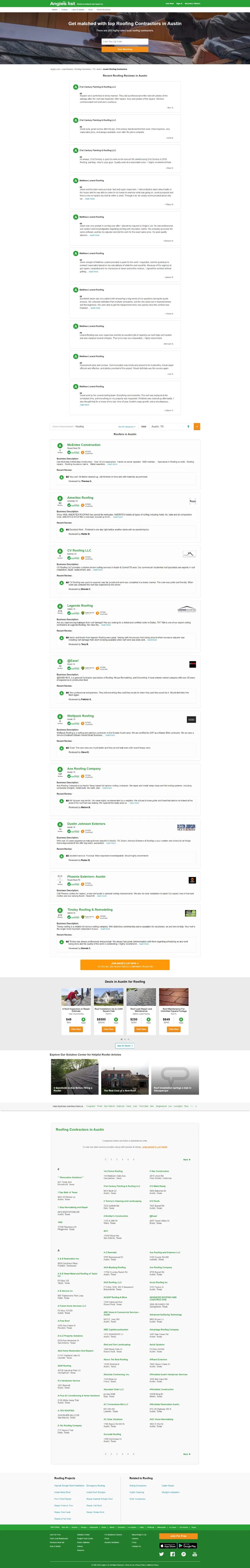 Directory Google Results Angieslist Companylist Austin Roofing Htm 2020 12 28 10 40 43