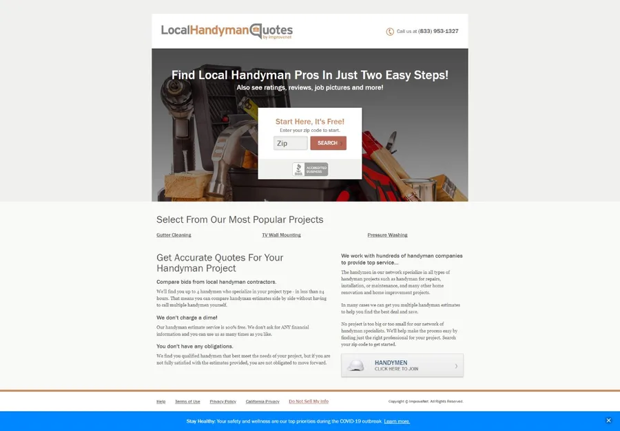 Directory Swipe Localhandymanquotes