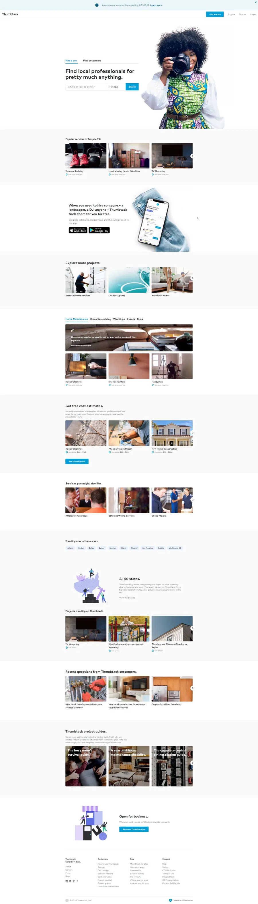 Directory Swipe Thumbtack
