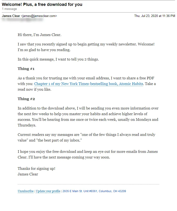 James Clear Intro