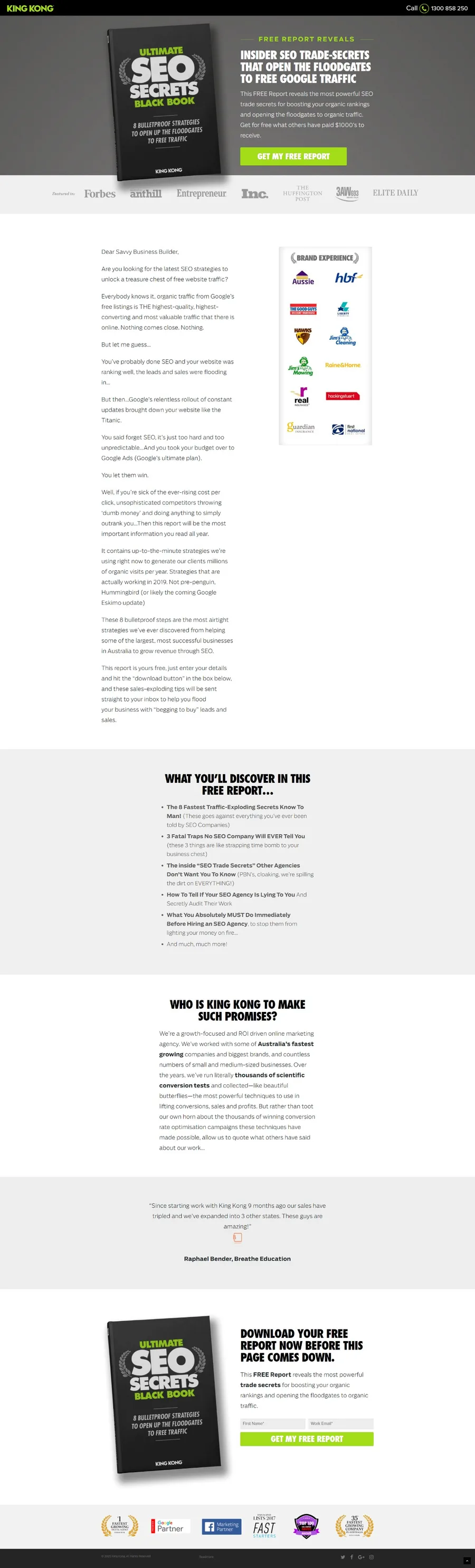 King Kong SEO Secrets