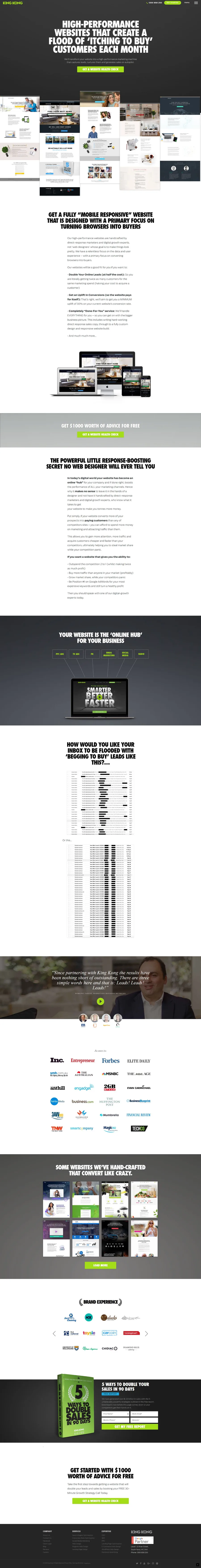 King Kong Services Web Design