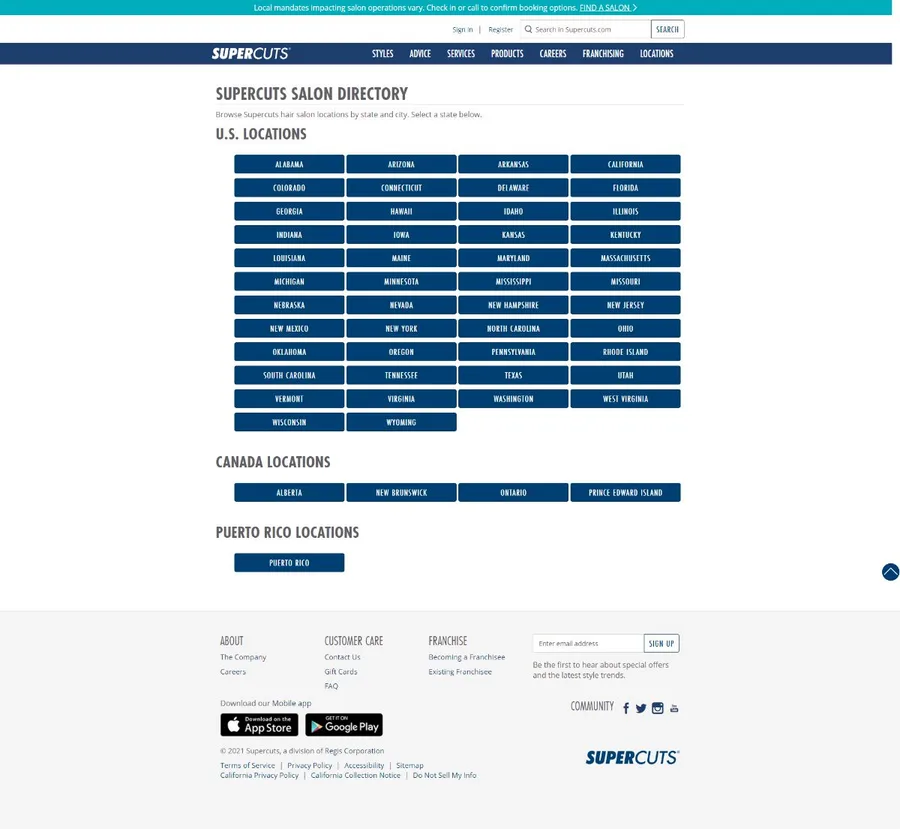 Locaiton Catscreencapture Supercuts Salon Directory Html 2021 02 10 08 43 36