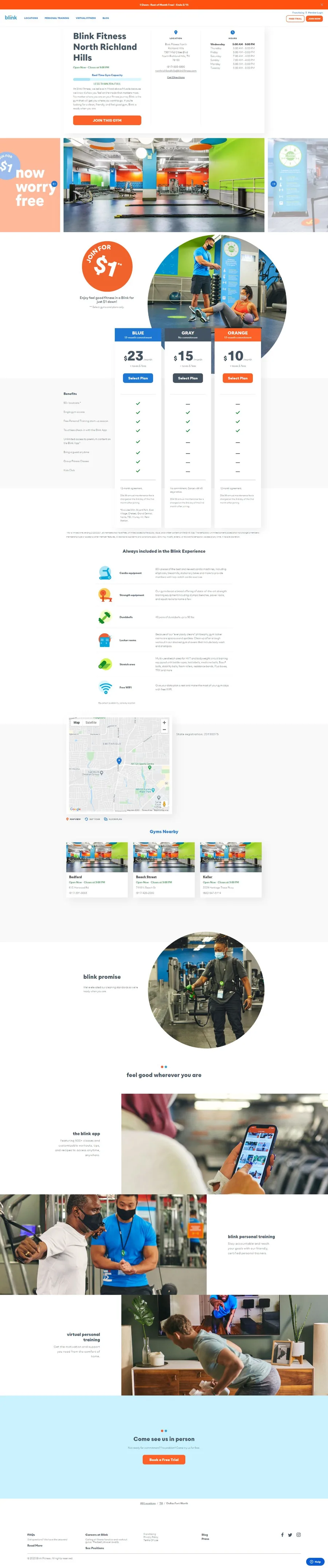 Location Screencapture Locations Blinkfitness Tx Dallas Fort Worth 7901 Mid Cities Blvd 2021 02 10 09 29 37