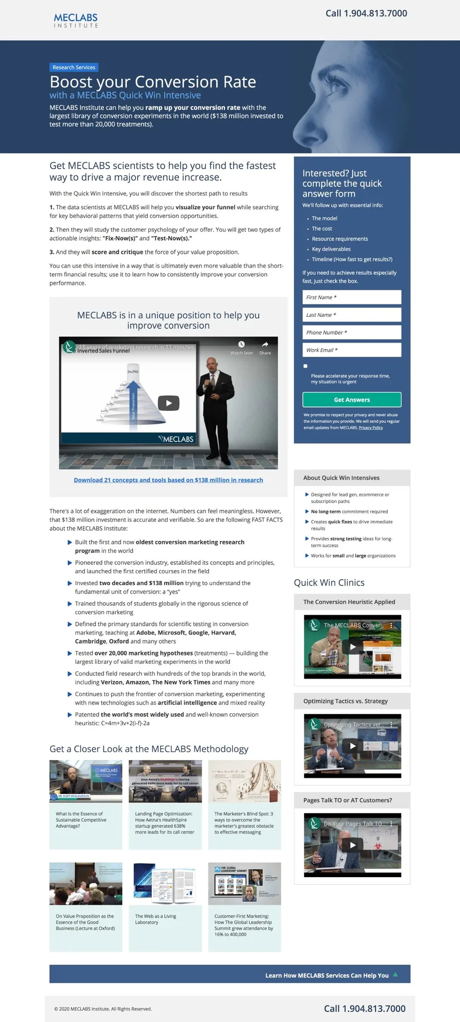 Meclabs Quick Win Consulting
