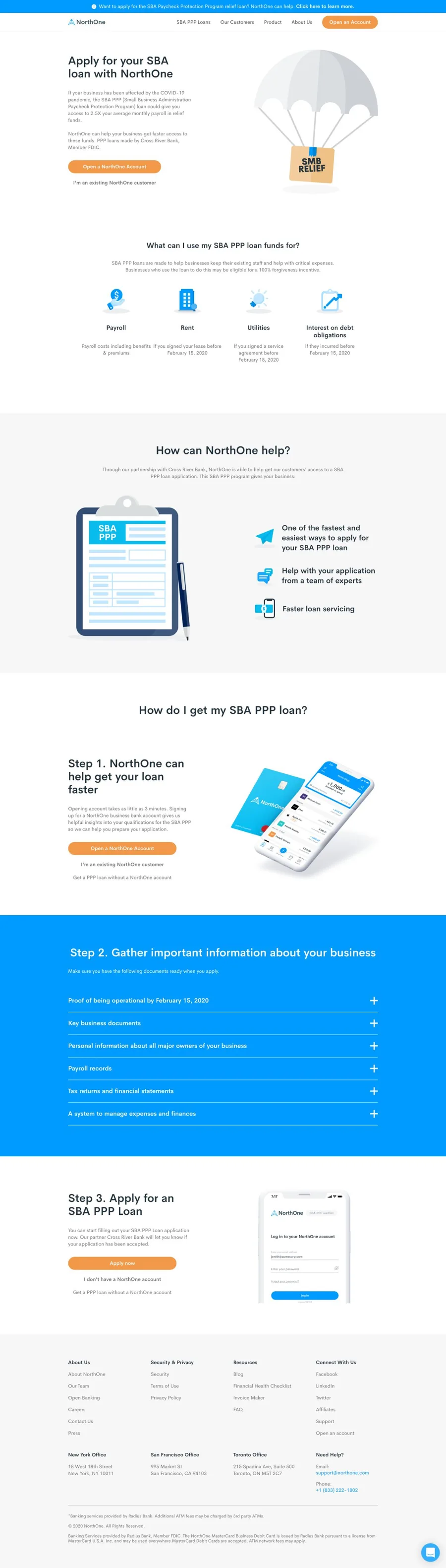 North One SBA Loan