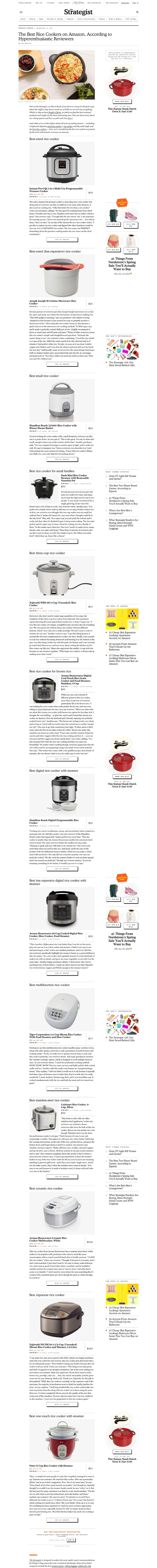 NYMag Strategist Best Rice Cookers