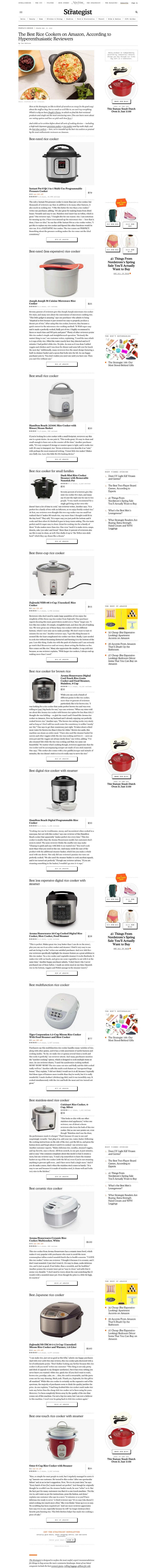 NYMag Strategist Best Rice Cookers