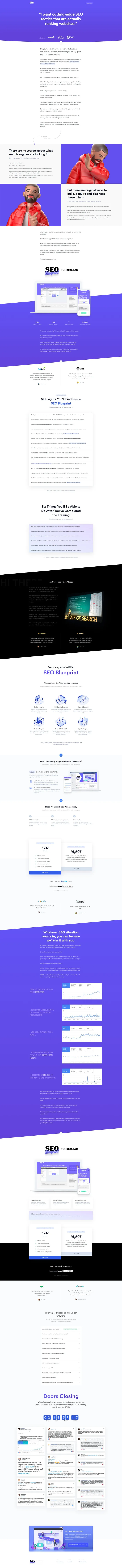SEO Blueprint Sales Page