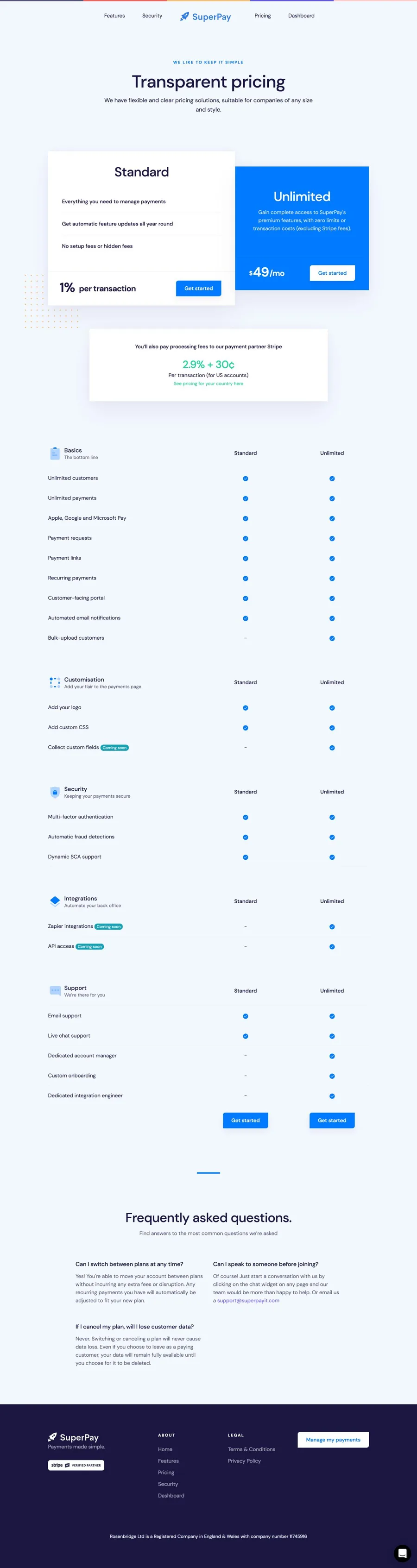 Superpayit Pricing