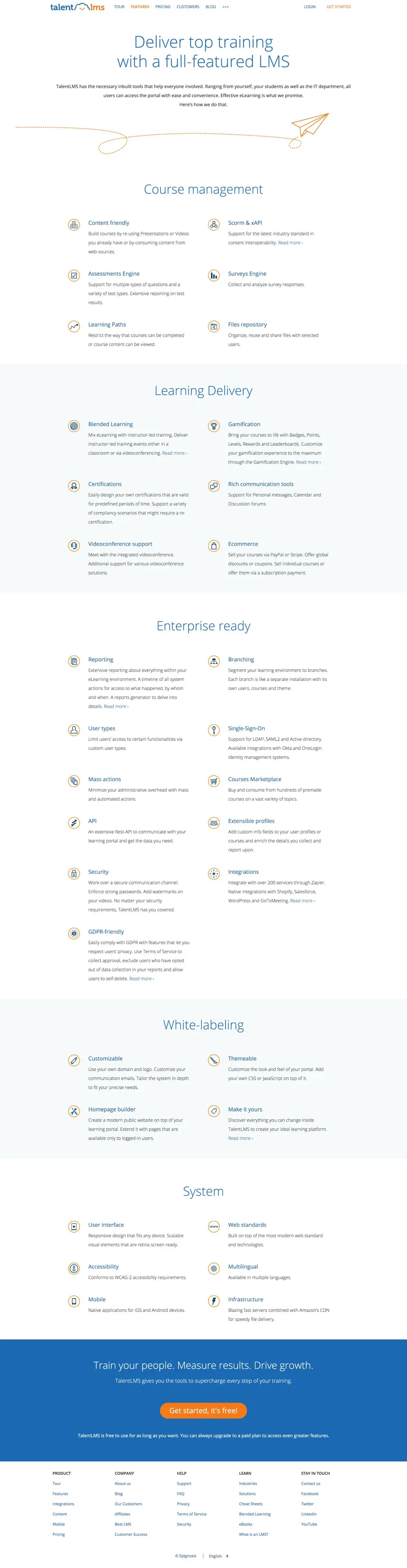 TalentLMS Features
