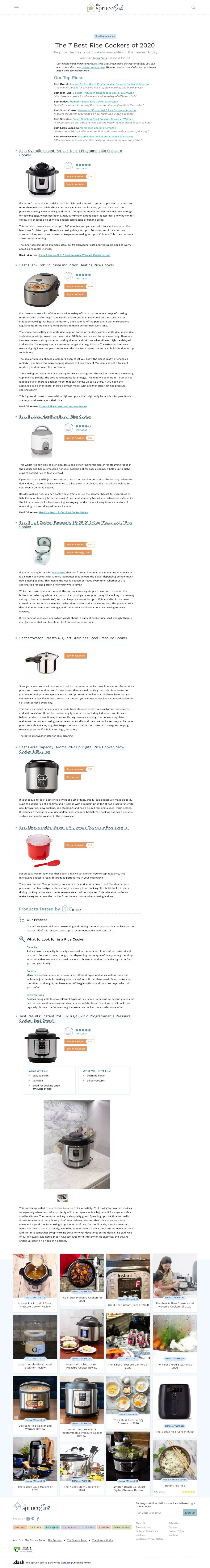 The Spruce Eats Best Rice Cookers