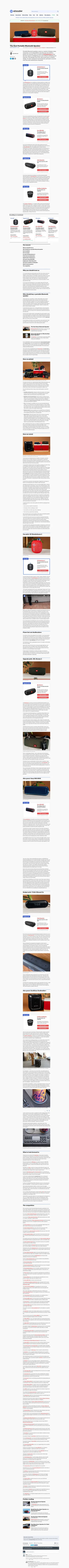 The Wirecutter Best Bluetooth Speakers