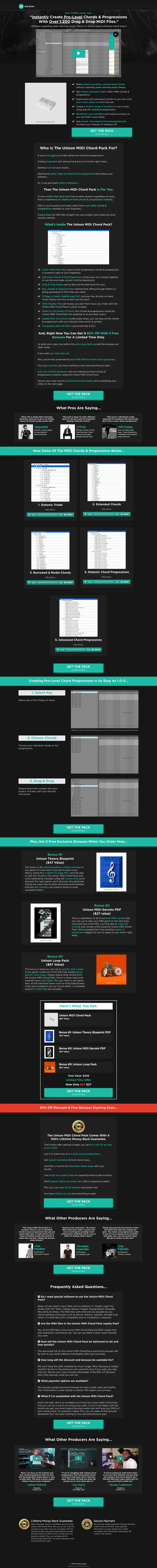 Unison Audio Midi Chord Pack