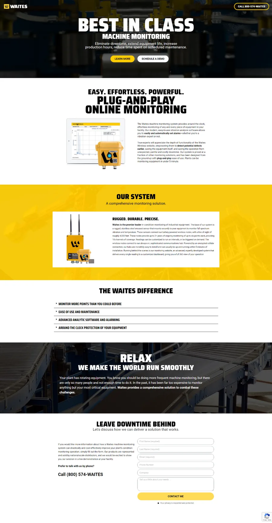 Waites Machine Monitoring